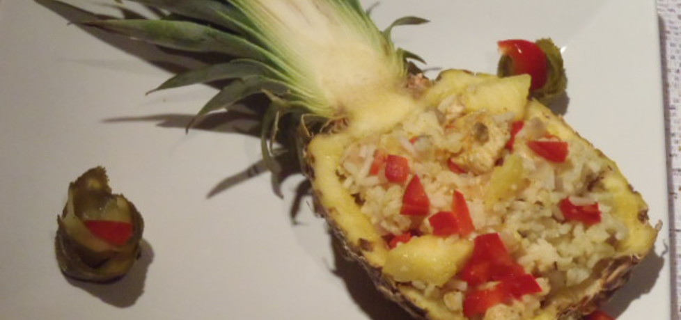 Sałatka ryżowa w ananasie (autor: magula)