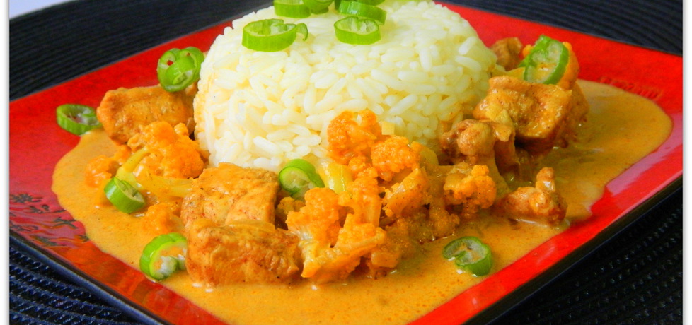 Curry z kurczaka z kalafiorem (autor: czarrna)