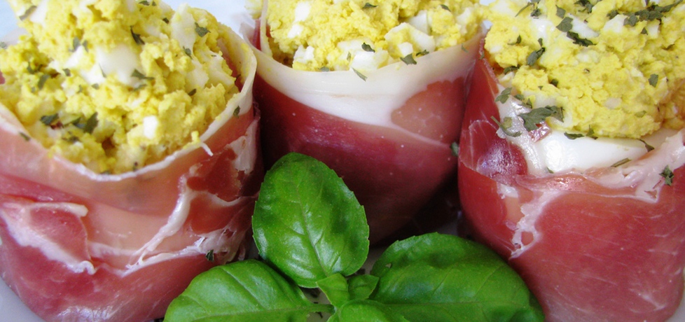 Jajka faszerowane w szynce włoskiej (autor: panimisiowa ...