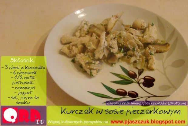 Przygotowanie: kurczak w sosie pieczarkowym. gotujmy.pl