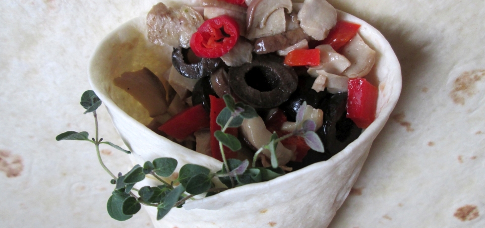 Tortilla z grzybami leśnymi (autor: katarzyna40)