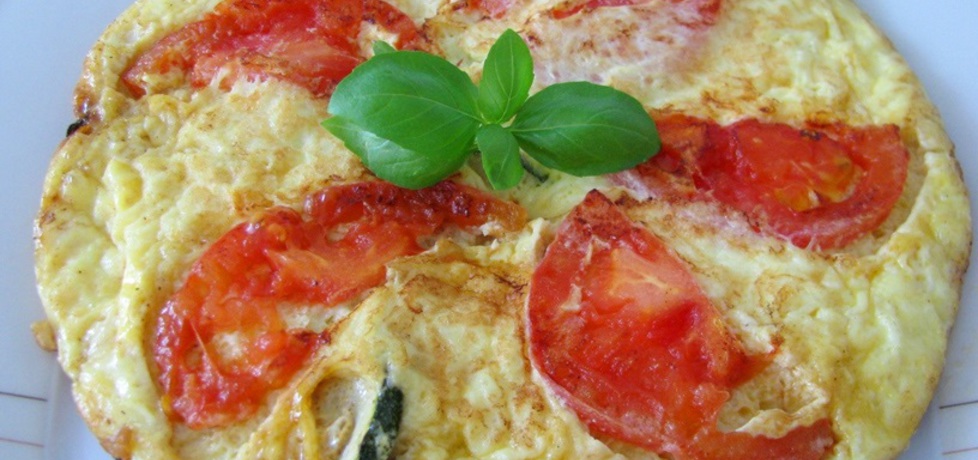 Fritata z cukinią i pomidorem (autor: panimisiowa)