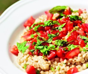 Risotto z salsą pomidorową  prosty przepis i składniki