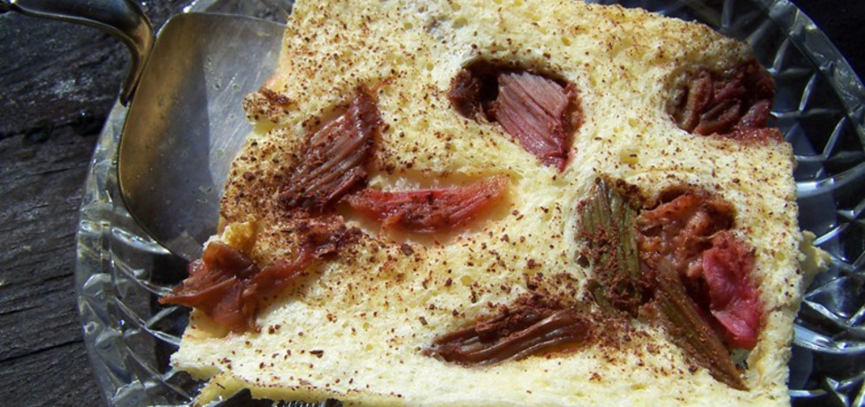 Zapiekany omlet z rabarbarem i cynamonem (autor: caralajna ...