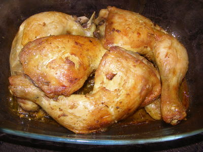 Uda kurczaka pieczone w rękawie