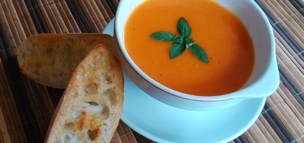 Zupa krem pomidorowy z grzankami (autor: triss)