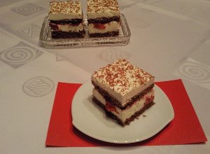 Tort czarny las z truskawkami  prosty przepis i składniki
