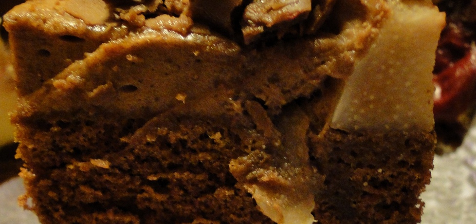 Ciasto czekoladowe z gruszkami (autor: agnieszkab ...