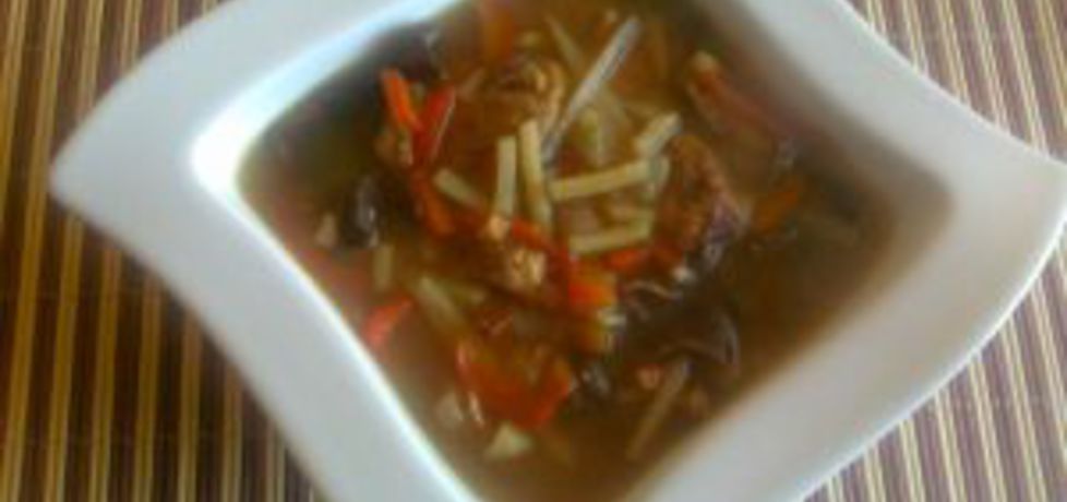 Chińska zupa z filetem z kurczaka (autor: konczi)