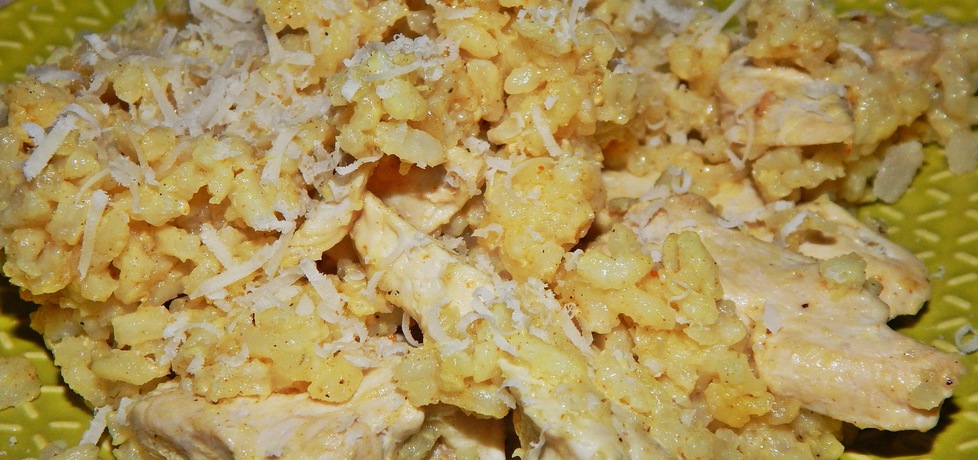 Kurczak curry z ryżem i serem grana padano (autor: habibi ...