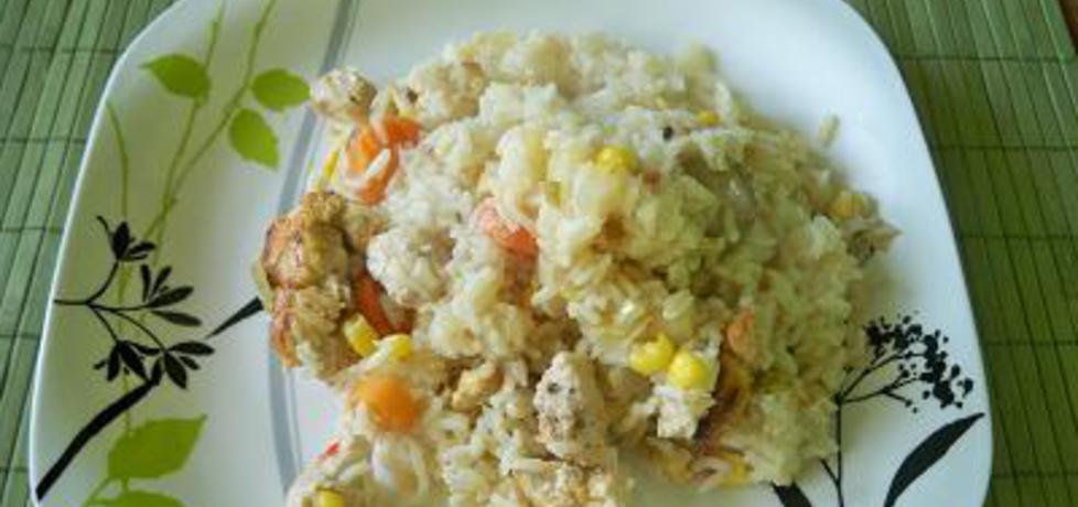 Zapiekanka ryżowa warzywna z piersią kurczaka (autor: mariola21 ...