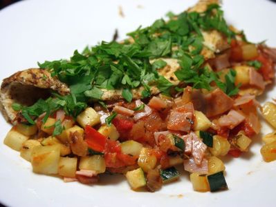 Dietetyczny omlet z warzywami