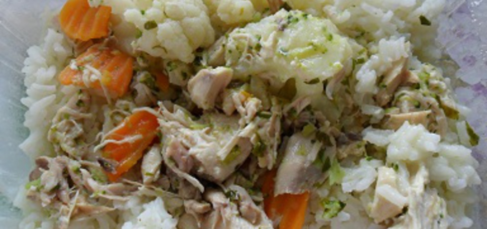 Kalafior z ryżem i mięsem (autor: motorek)