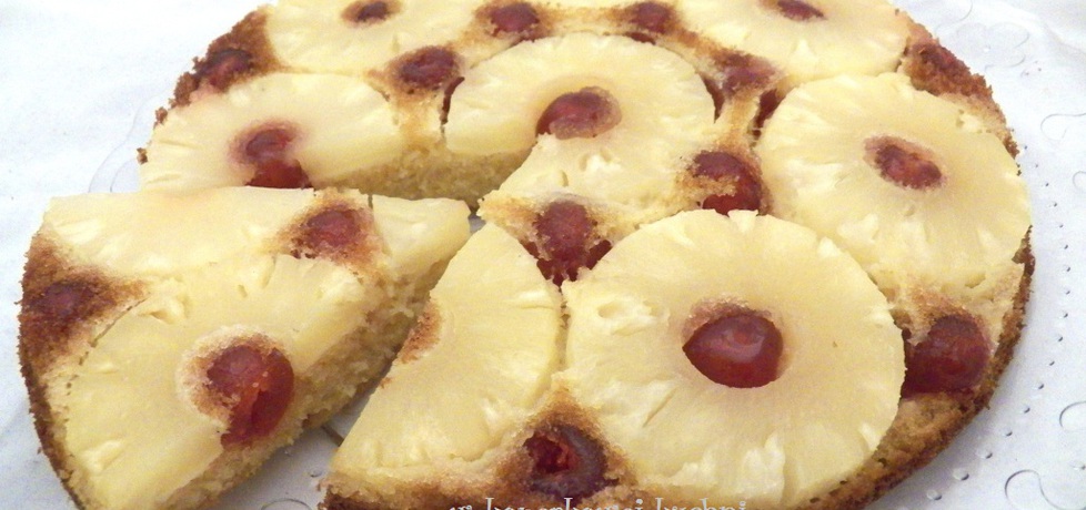 Odwrócone ciasto ananasowe (autor: koper)