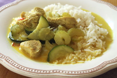 Curry z selerem naciowym w przyprawach orientalnych ...
