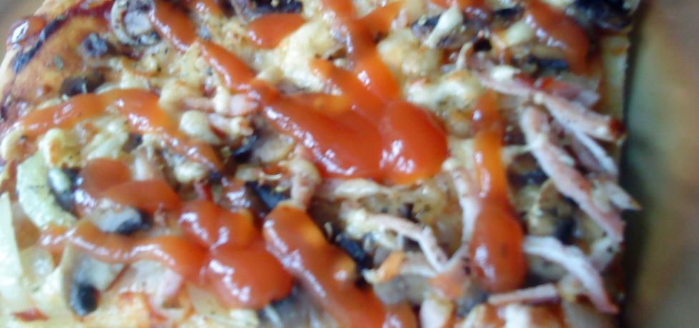 Familijna pizza z grzybami leśnymi (autor: barbara11561 ...