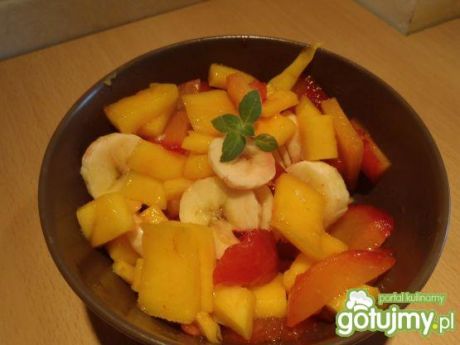 Przepis  sałatka owocowa z mango przepis