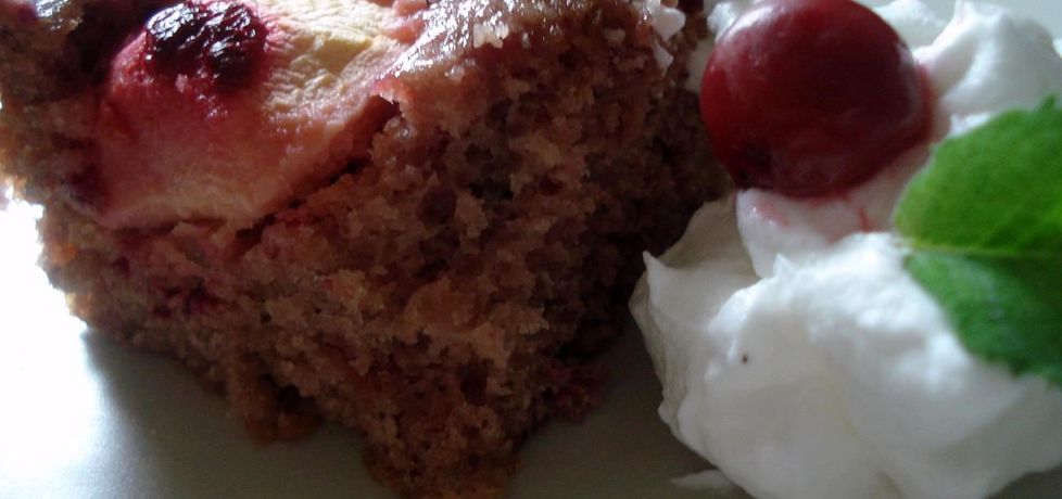 Ciasto wiśniowo- jabłkowe (autor: ania67)