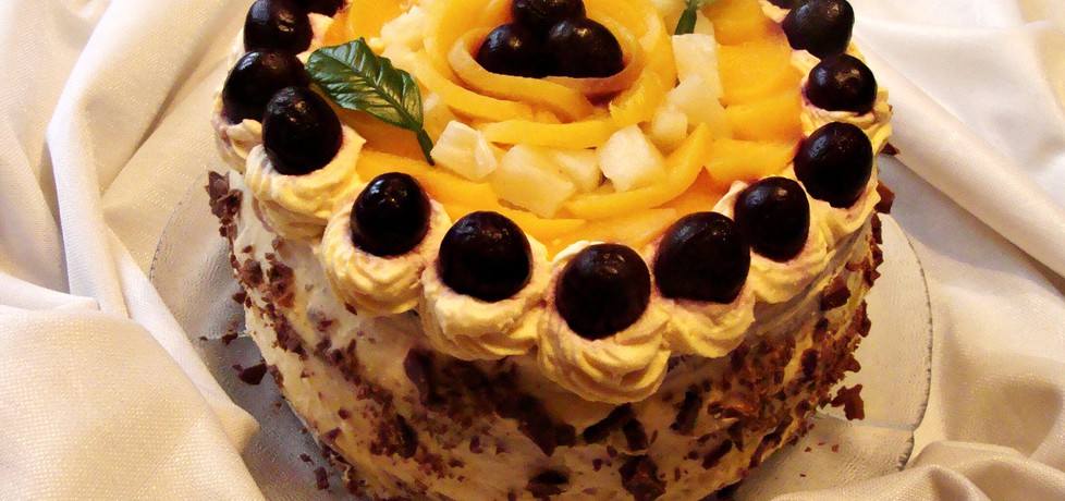 Tort z owocami (autor: iziona)