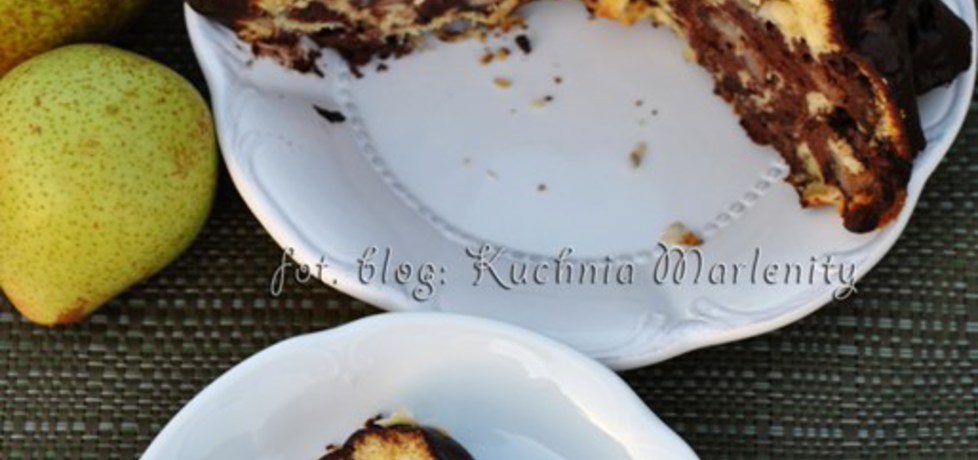 Ciasto marmurkowe z gruszkami (autor: smerfetka79 ...