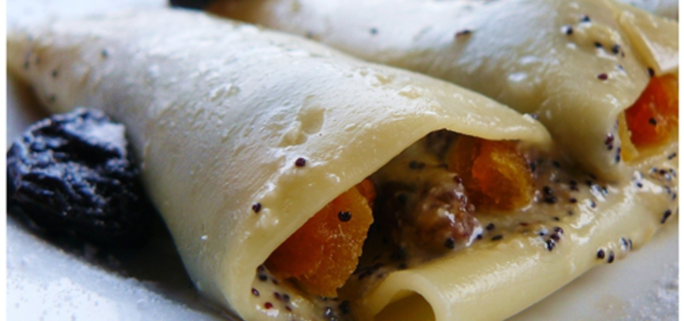 cannelloni z masą bakaliowo  miodową  (autor: ostra-na