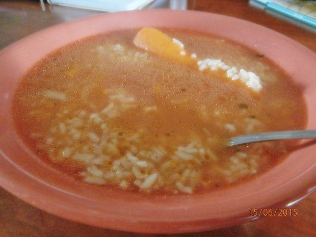 Przepis  zupa pomidorowa z ryżem przepis