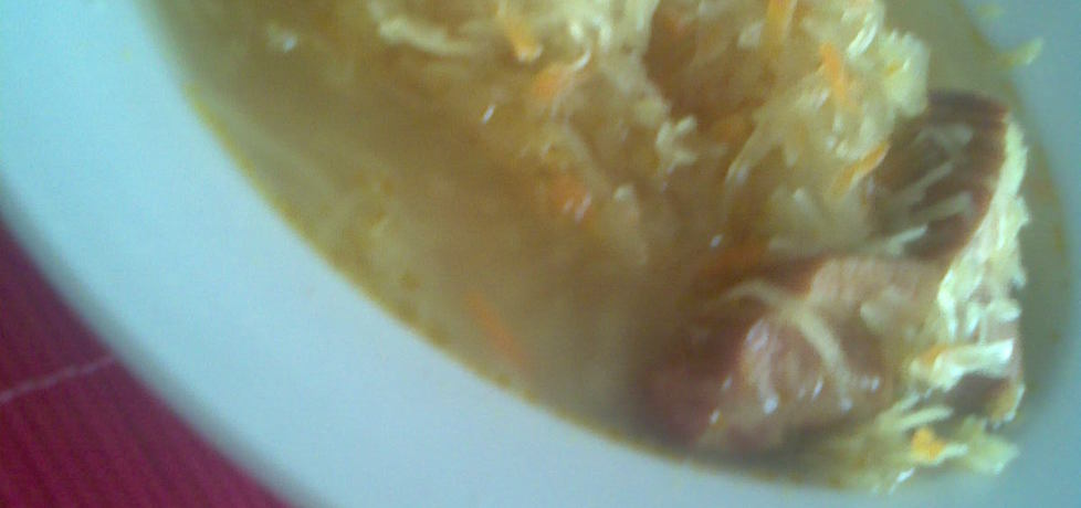 Zupka z kapusty kiszonej bez ziemniaków (autor: margo1 ...