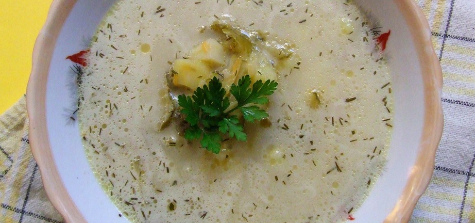 Zupa ogórkowa z ziemniakami (autor: dagita)