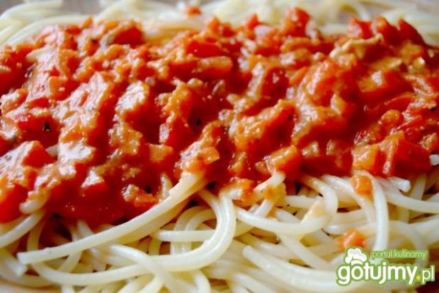 Przepis  spaghetti z sosem cytrynowo