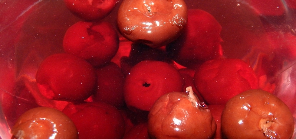 Kompot wiśniowy na czerwonym winie (autor: habibi ...
