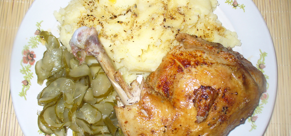 Noga z kurczaka z ziemniakami (autor: franciszek)