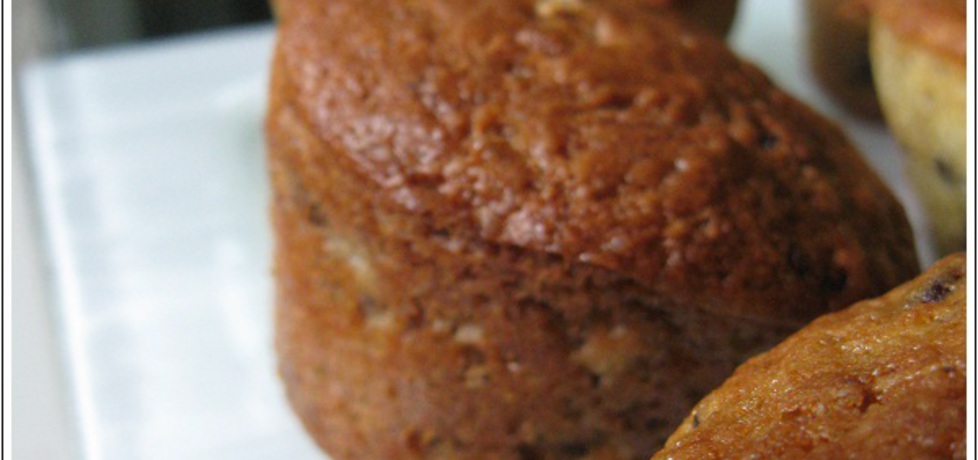 Muffiny bannanowe z gorzką czekoladą (autor: panti ...