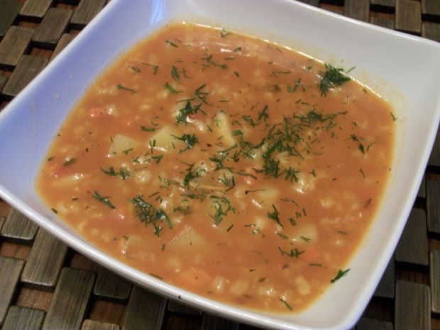 Przepis  zupa pomidorowa z ryżem zub3r'a przepis