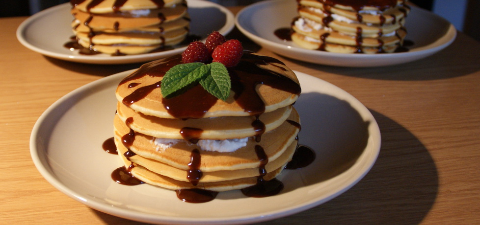 Pancakes z sosem czekoladowym (autor: tytka)