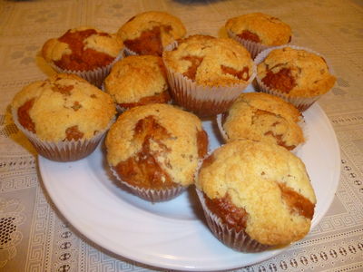 Muffinki jabłkowe z kruszonką