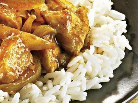 Przepis  kurczak w indyjskim sosie curry przepis