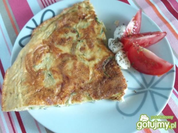 Przepis  frittata z cukinią 3 przepis