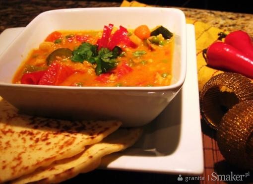 Wegetarianskie thai curry