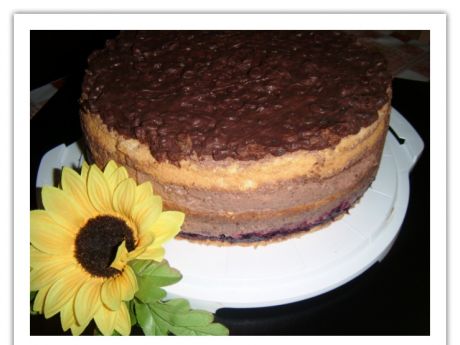 Przepis  tort czekoladowo  rodzynkowy przepis