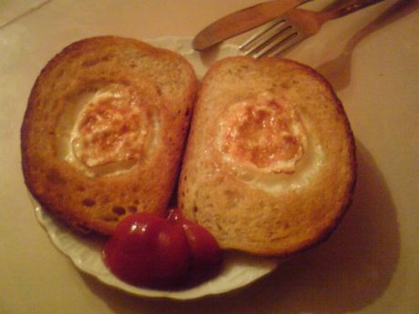 Przepis  jajko w chlebku przepis