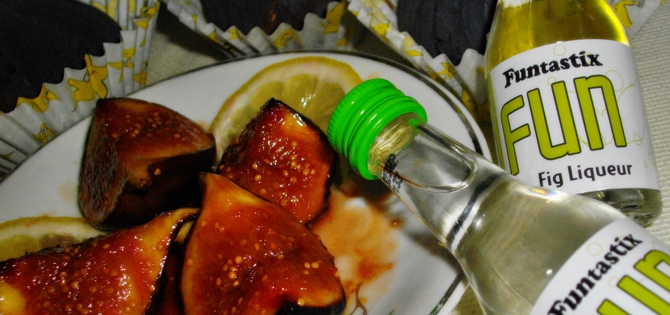 Figi karmelizowane w miodzie z likierem figowym (autor: habibi ...