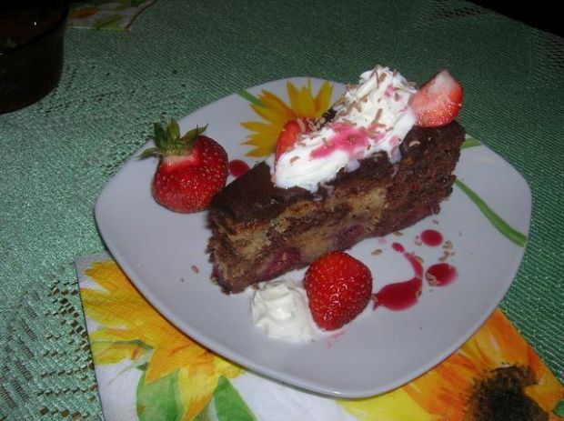 Przepis  ciasto czekoladowe fale dunaju przepis