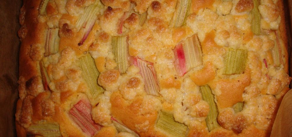 Ciasto z rabarbarem i kruszonką (autor: bhb8)