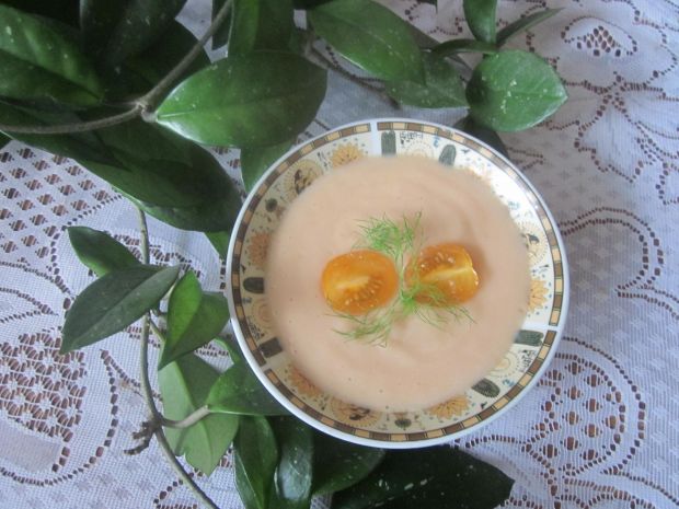 Przepis  zupa krem z żółtych pomidorów przepis