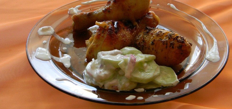 Kurczak glazurowany miodem z cebulką i czosnkiem (autor: katarina ...