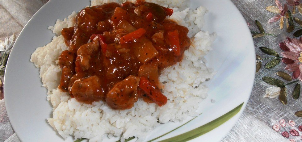 Wieprzowinka po chińsku z ryżem (autor: 2milutka)