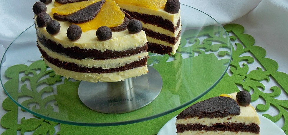 Tort czekoladowo- pomarańczowy (autor: mniam)