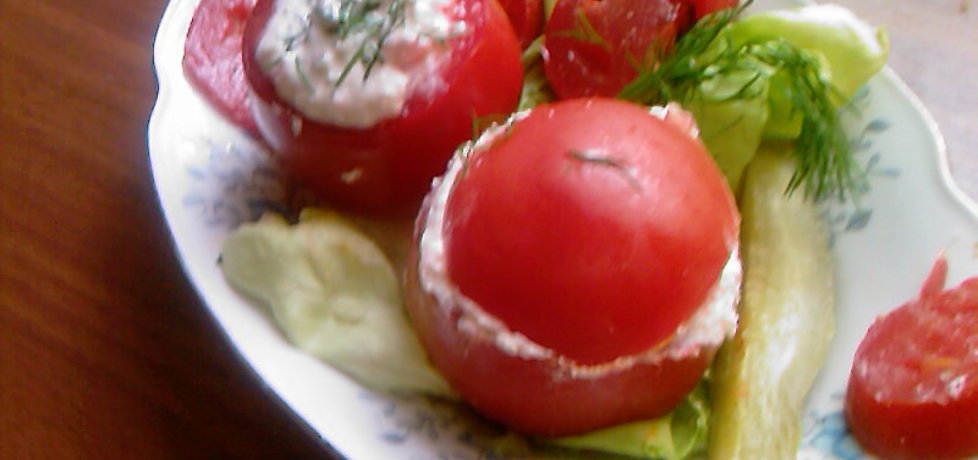 Pomidory nadziewane twarożkiem (autor: grazyna13 ...