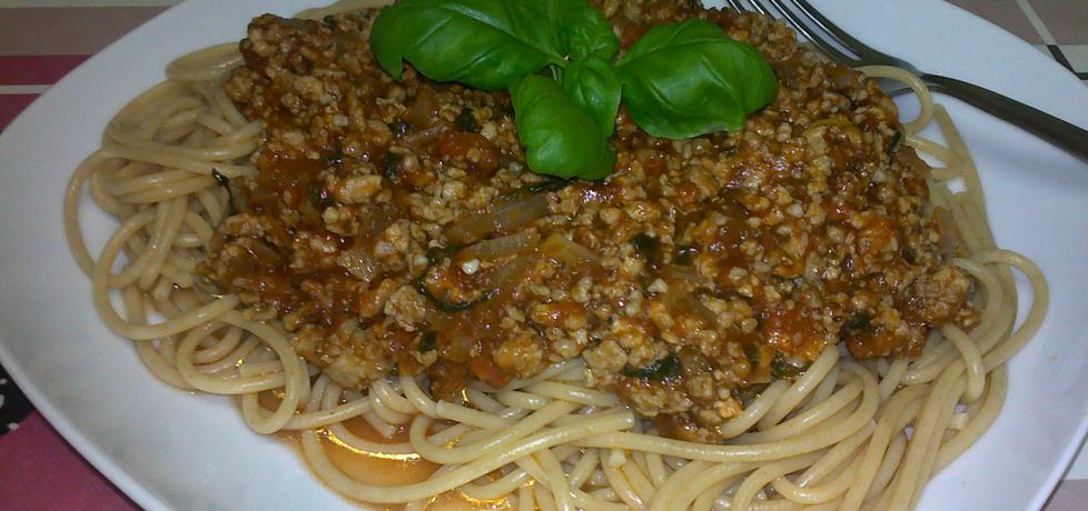 Spaghetti bolonese z mięsem