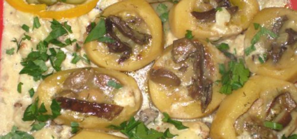 Ziemniaki faszerowane grzybami : (autor: babciagramolka ...